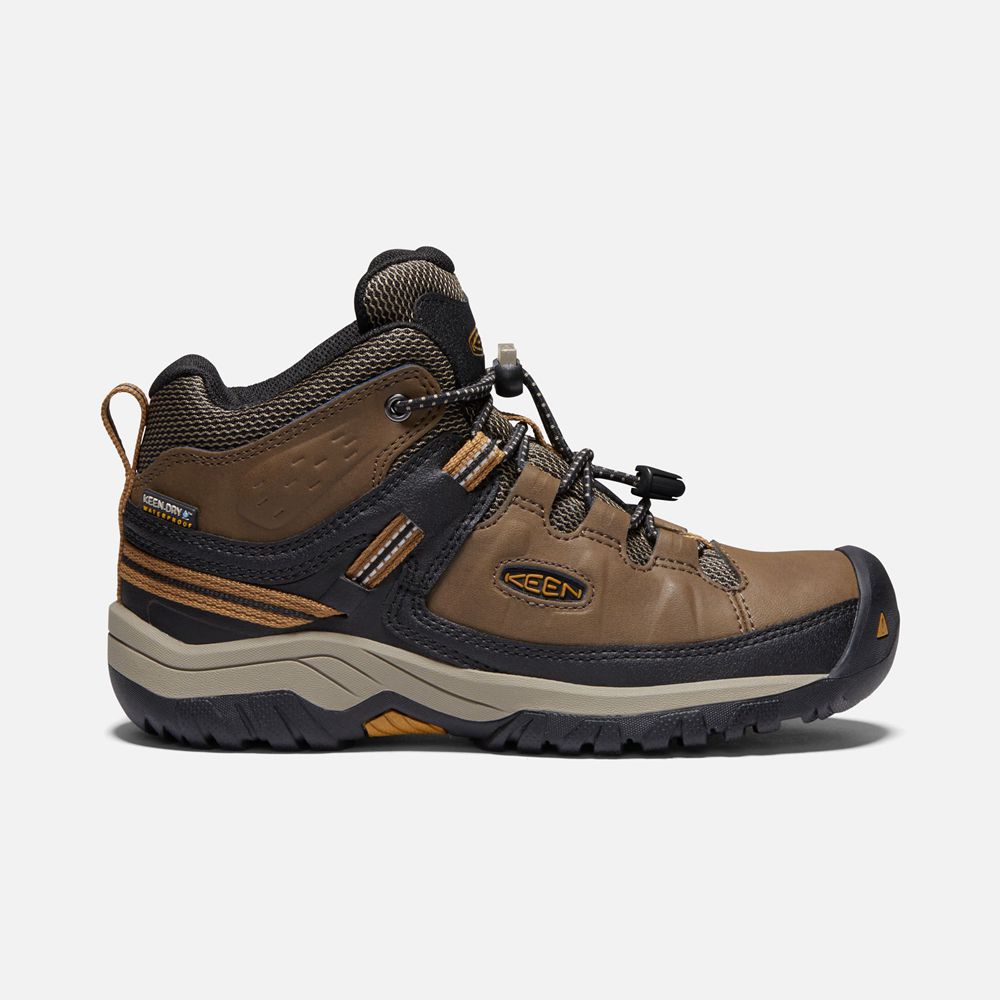 Keen Laarzen Kinderen Bruin/Zwart - Targhee Waterproof - 80247-OKME